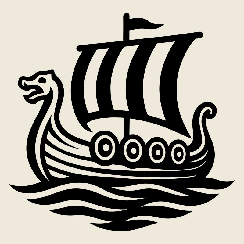Wikingerschiff Drachenboot Wikinger