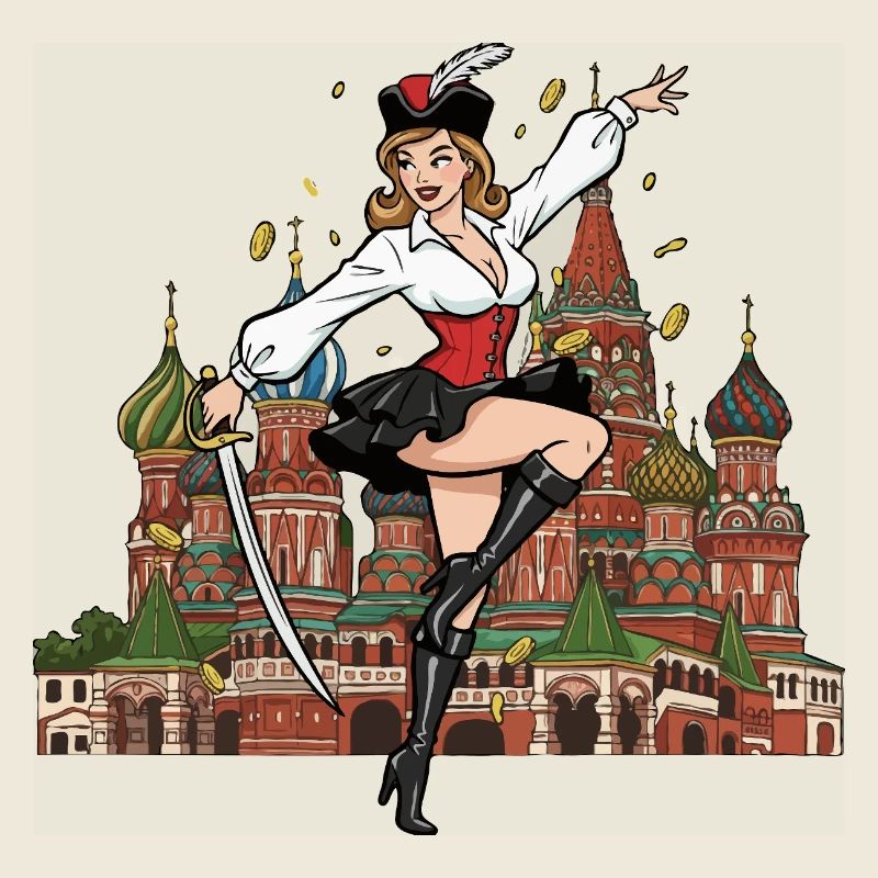 Pin-up russe de Moscou