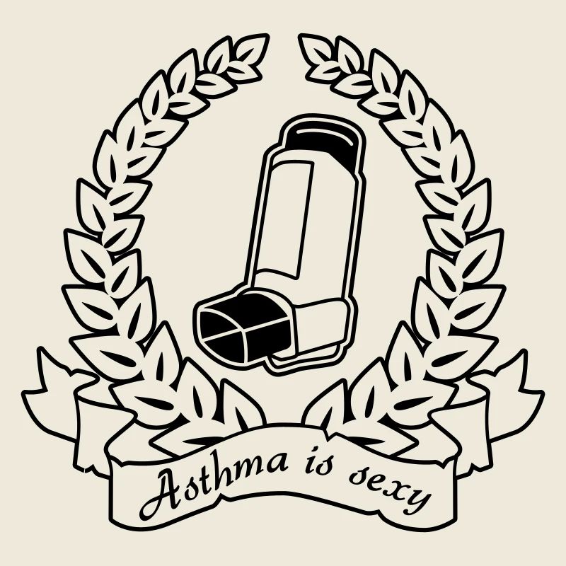 Asthma ist sexy – Nerd Flirt Spruch & Geschenk