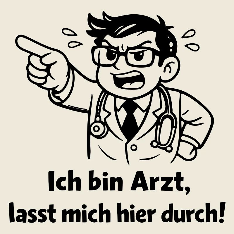 Ich bin Arzt lasst mich hier durch!