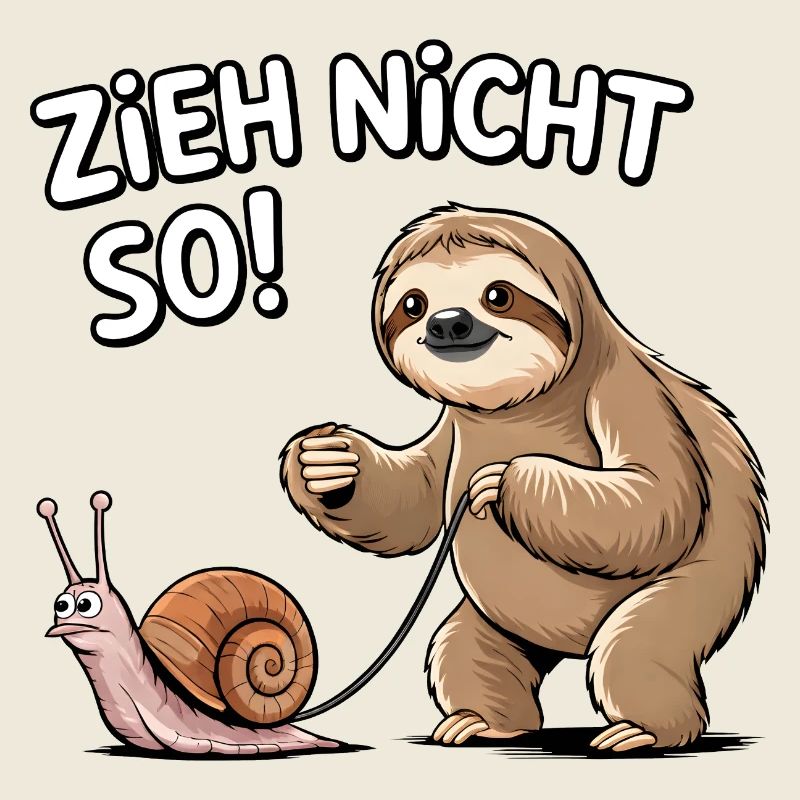 Don't pull so sloth snail