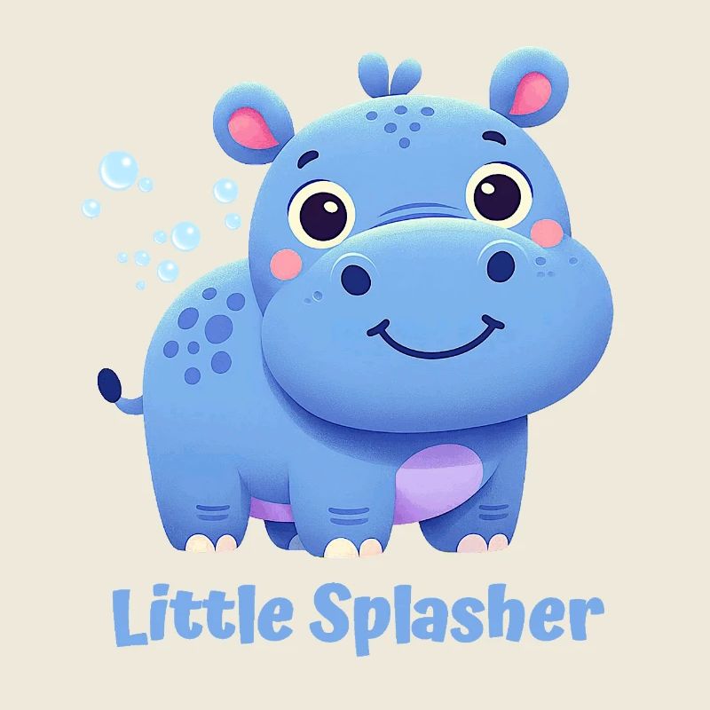 Cute Blue Hippie