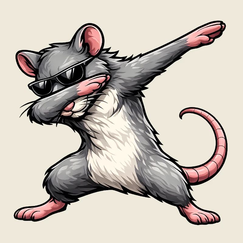 Dabbing Rat