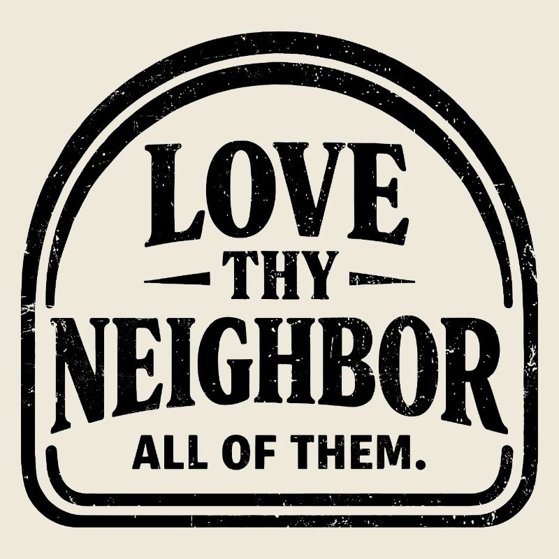 Love Your Next Vintage Benevolent Peace Message