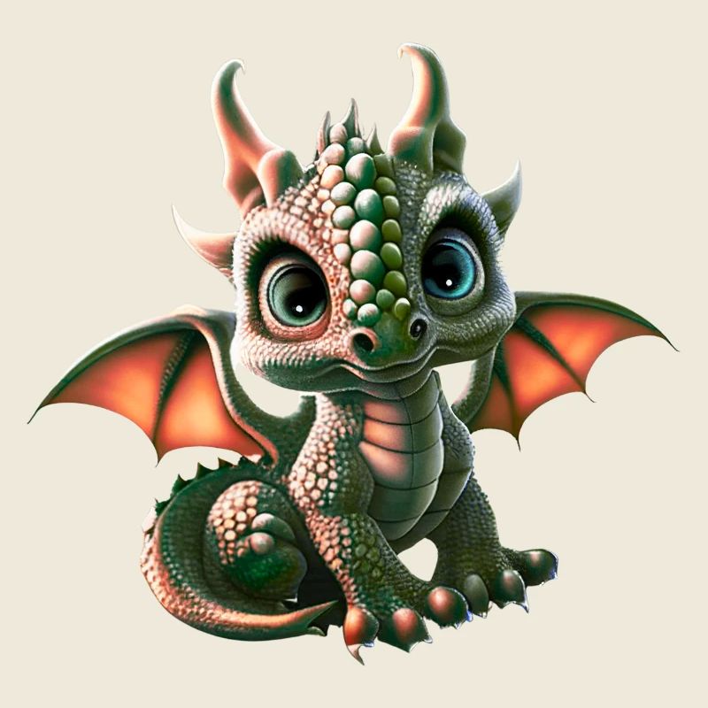 Petit Dragon Ami : Bébé Dragon mignon