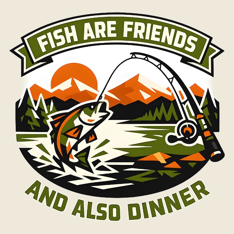 Fischfreunde Und Abendessen