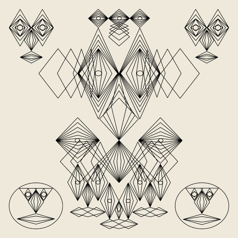 Conception abstraite: Crazy Faces Art