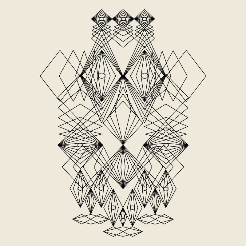 Abstract Faces Drawing Crazy Art