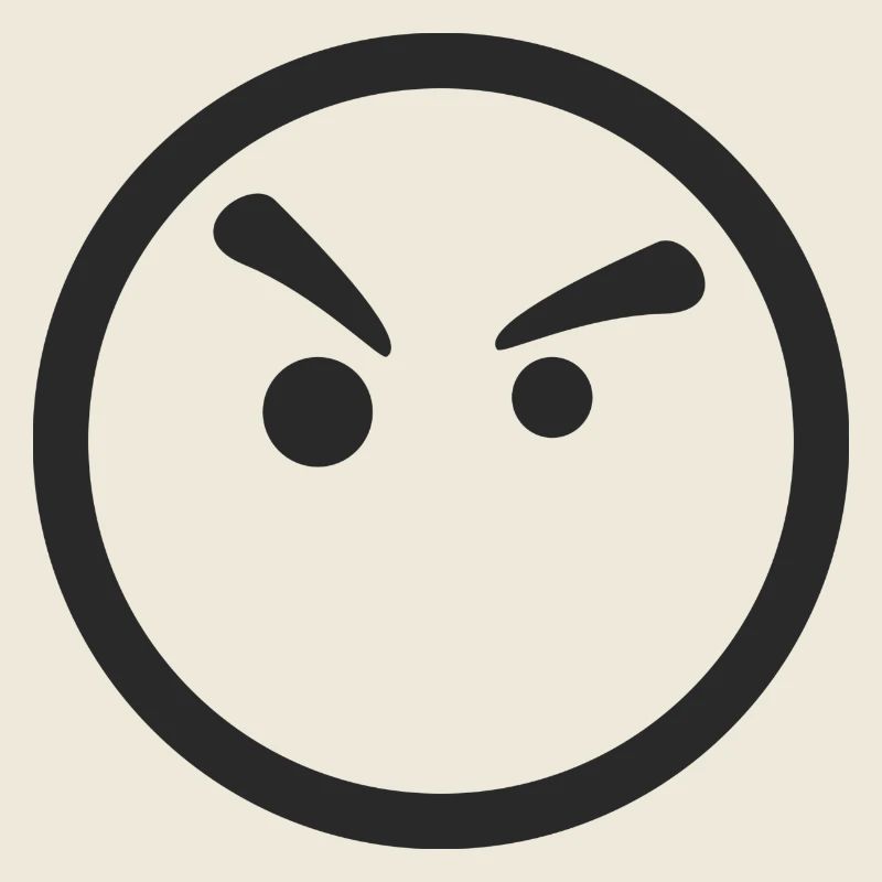 Smiley angry