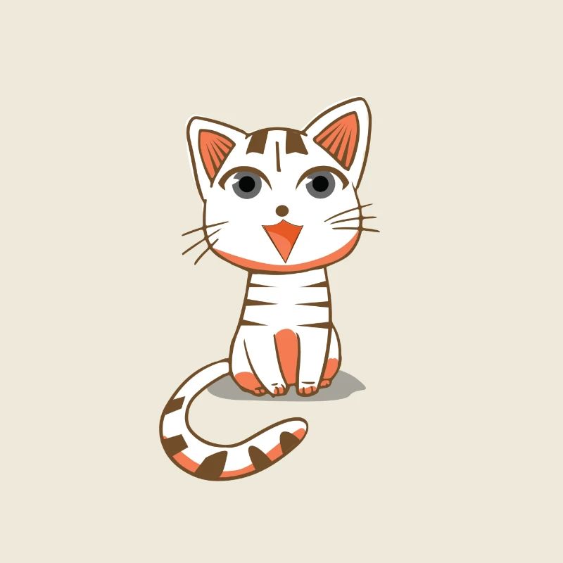 white cat