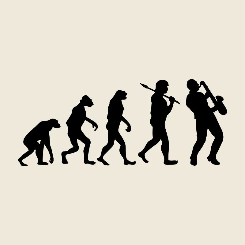 saxophone Evolution cadeau de musique Saxophoniste