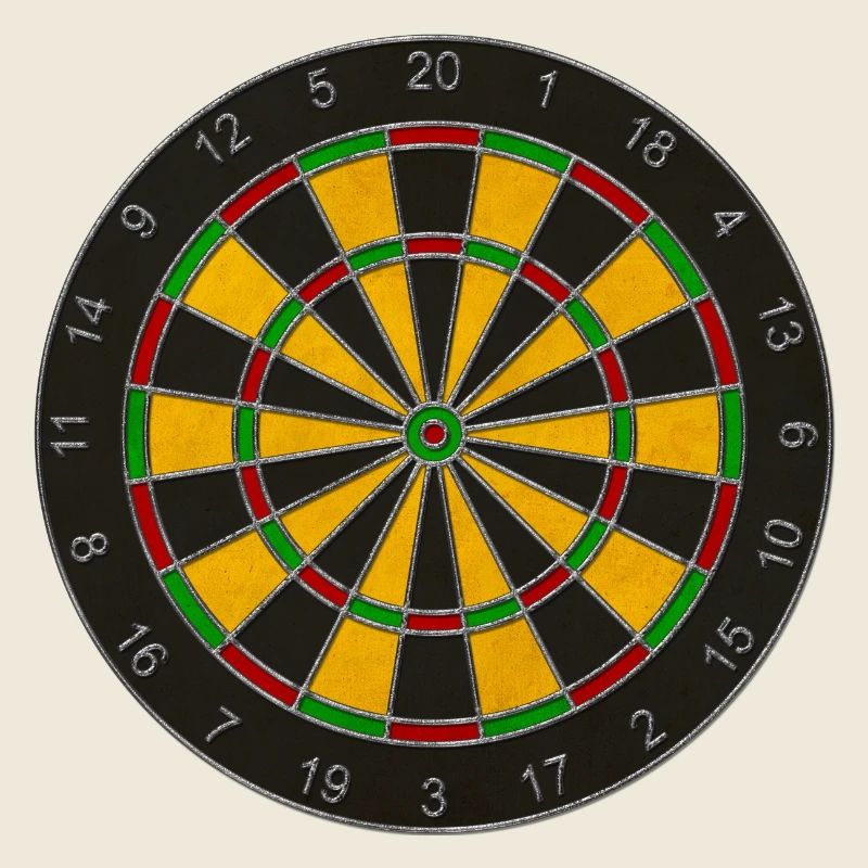 Jeu de fléchettes / cible