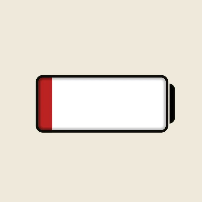 Battery (low / empty - 10%)
