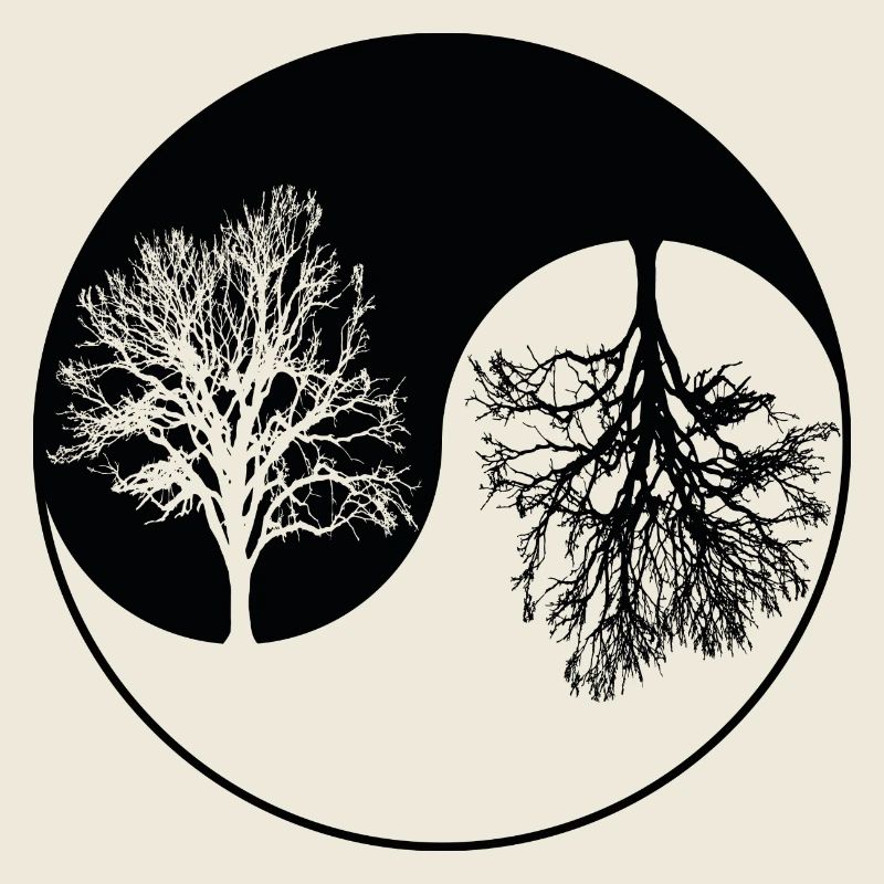 ying yang tree