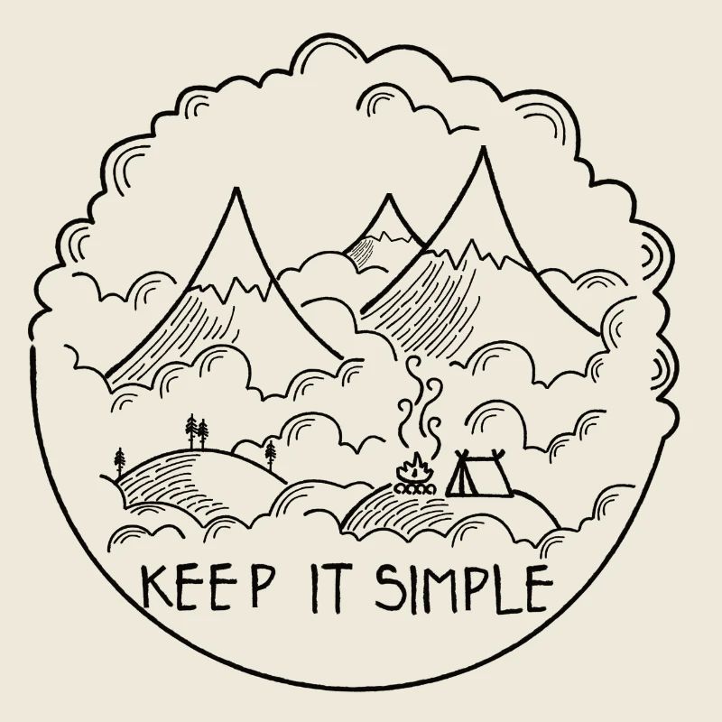 Keep it Simple Clouds Mountain Camping