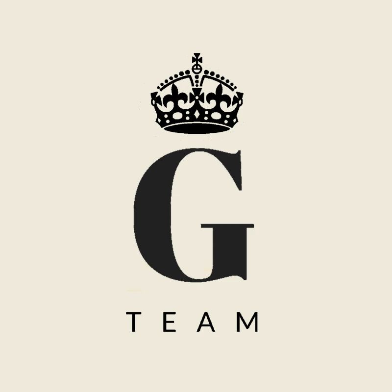 G-Team Krone lettering, gift idea