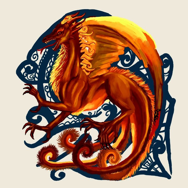 roter Drache