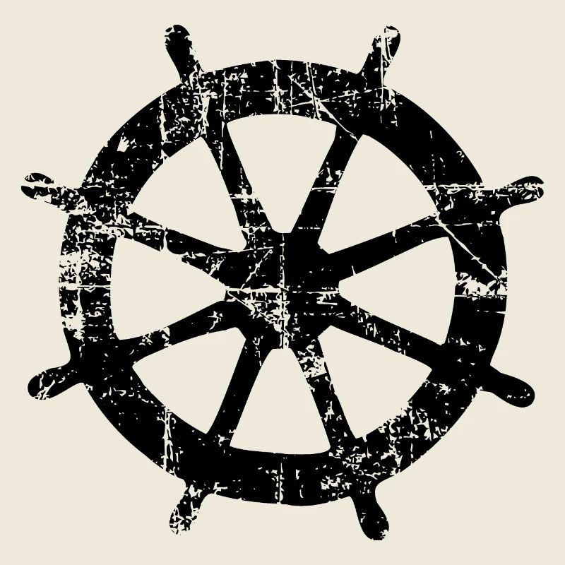 Steering Wheel Sail Boat Sailing Sailor