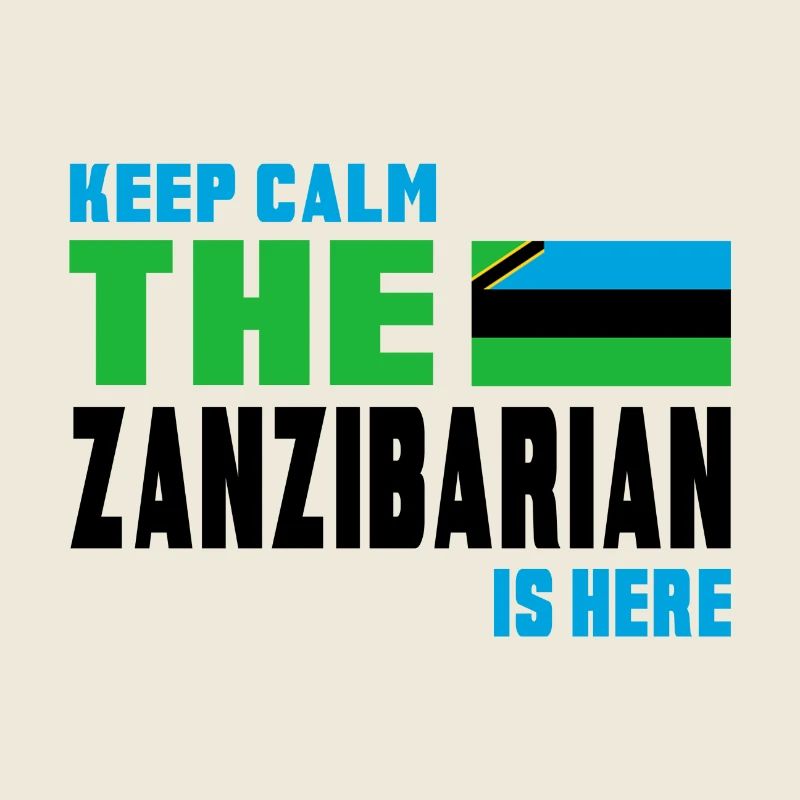Keep Calm Zanzibar Design / Gift Tanzania