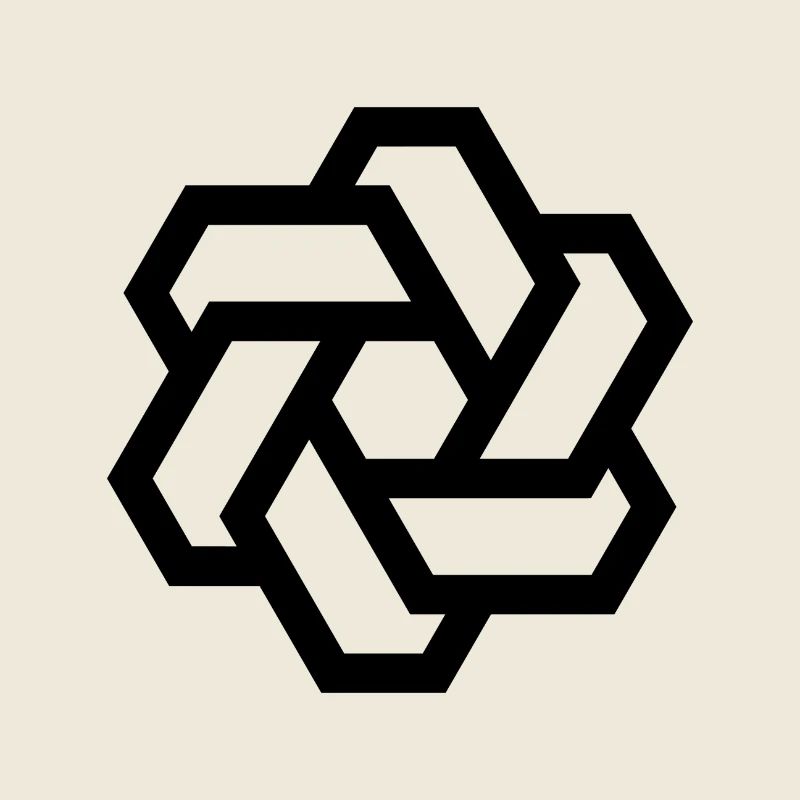 Hexagon circle logo