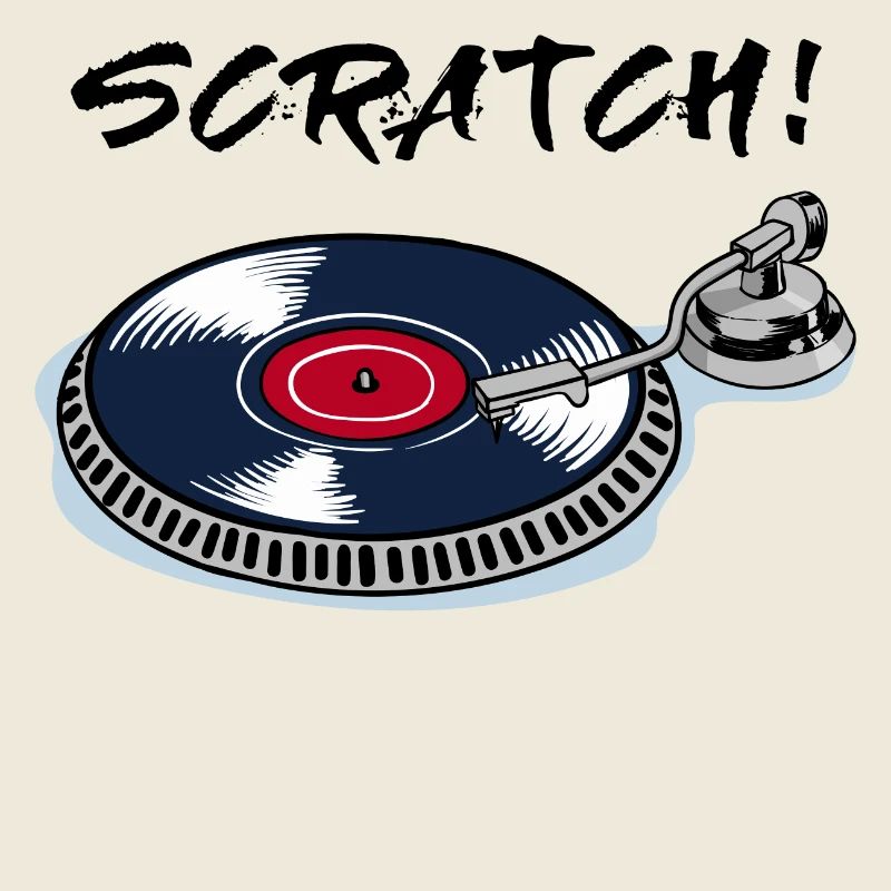 Scratch turntable record player beatbox vinyl