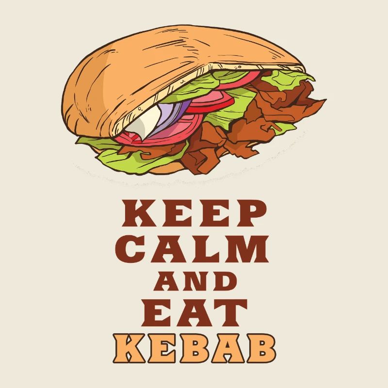 Keep Calm and Eat Kebab / Gift Idea