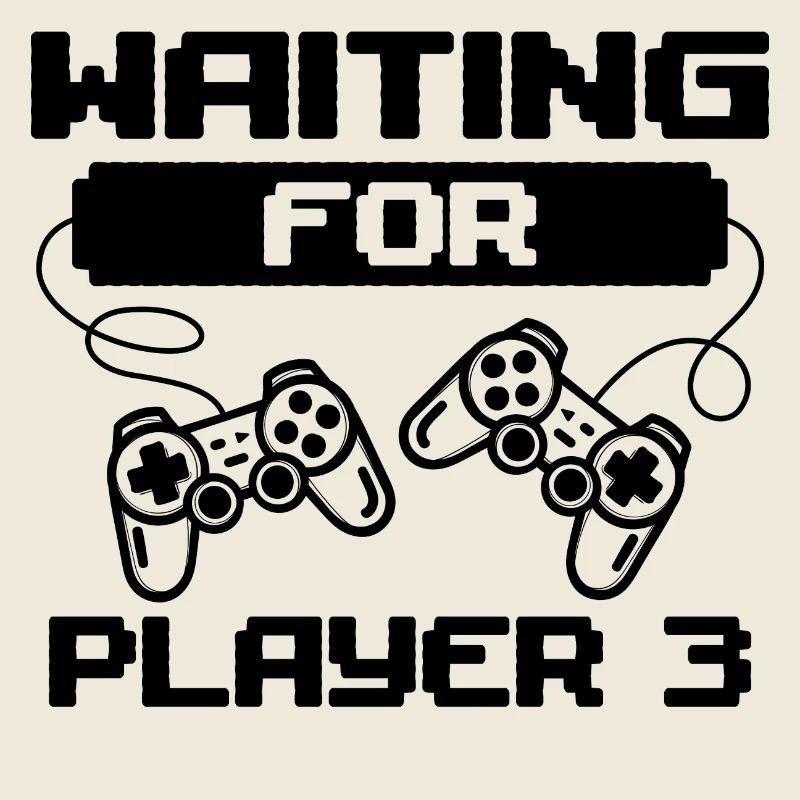 Gamer Zocker Schwanger Controller Statement