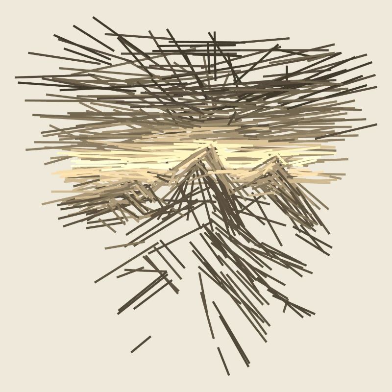 Montagne abstraite