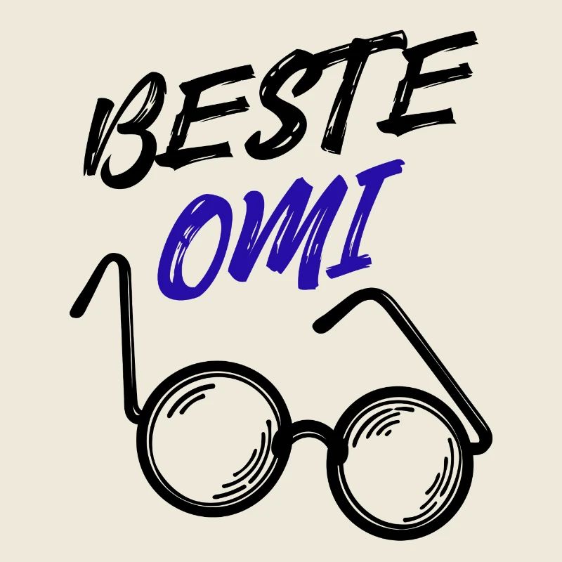 Oma Großmutter Beste Omi Brille Statement