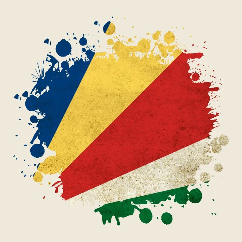 Design du drapeau des Seychelles Blob