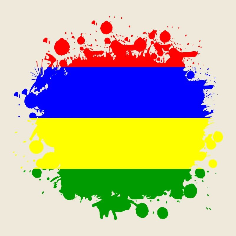 Motif de drapeau blob de Maurice