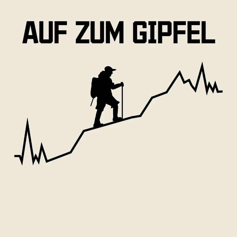 Gipfel Statement bergsteigen Wanderwege Wandern