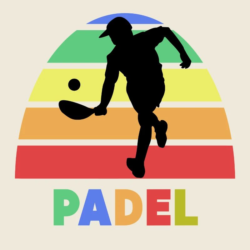 Padel Spruch Training Ball Racket Spieler Turnier