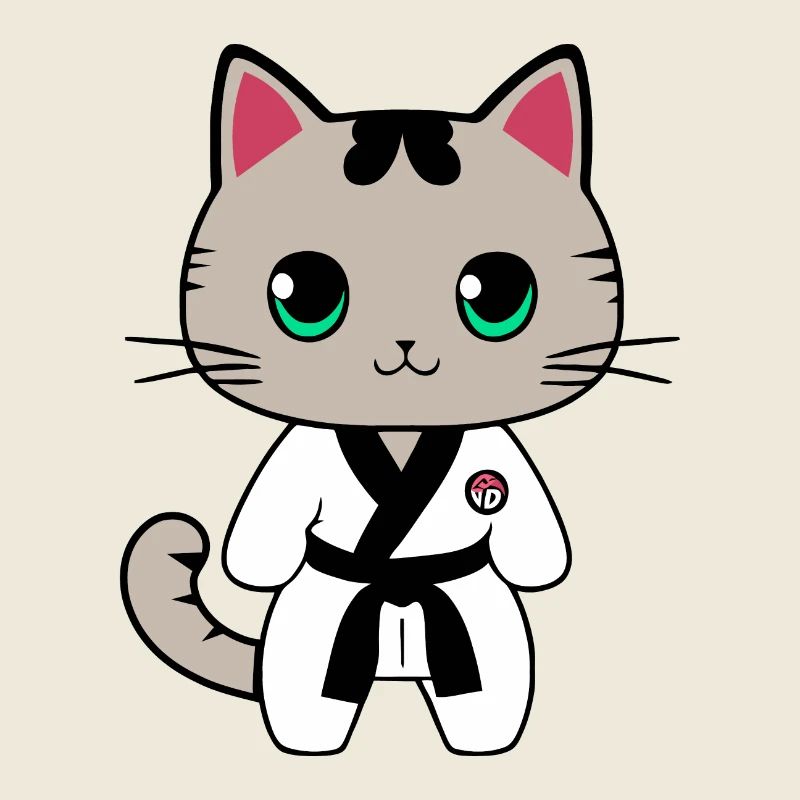 Chatons de karaté