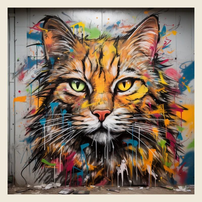 katzen graffiti