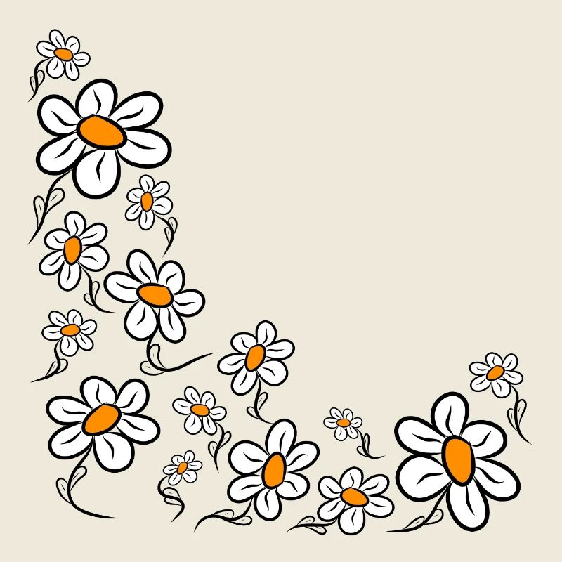 Gänseblümchen Margeriten Blumenranke Blume blumig