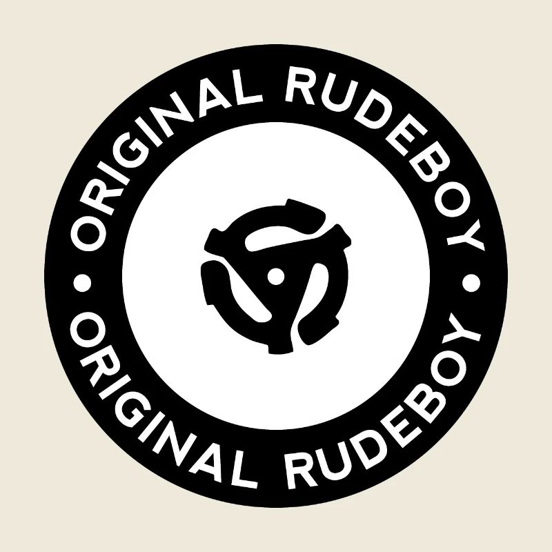 Disque vinyle original Rudeboy - Mod noir et blanc