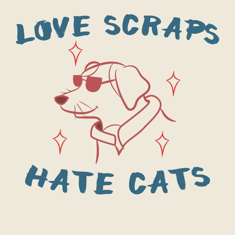 Animaux Cool Dicton Chien Déclaration Chat