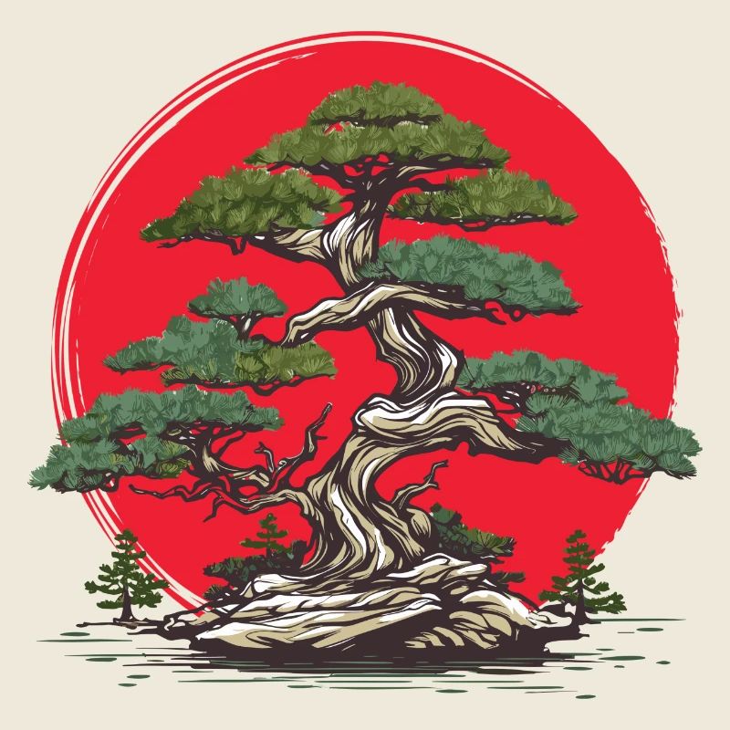 Bonsaï Soleil Rouge