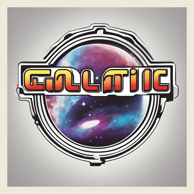 70er tshirt design galactic