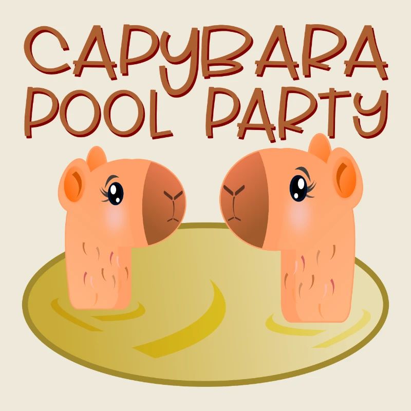 CAPYBARA POOL PARTY SWIM