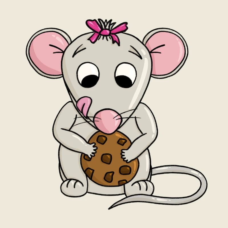 Mouse Finds Cookie
