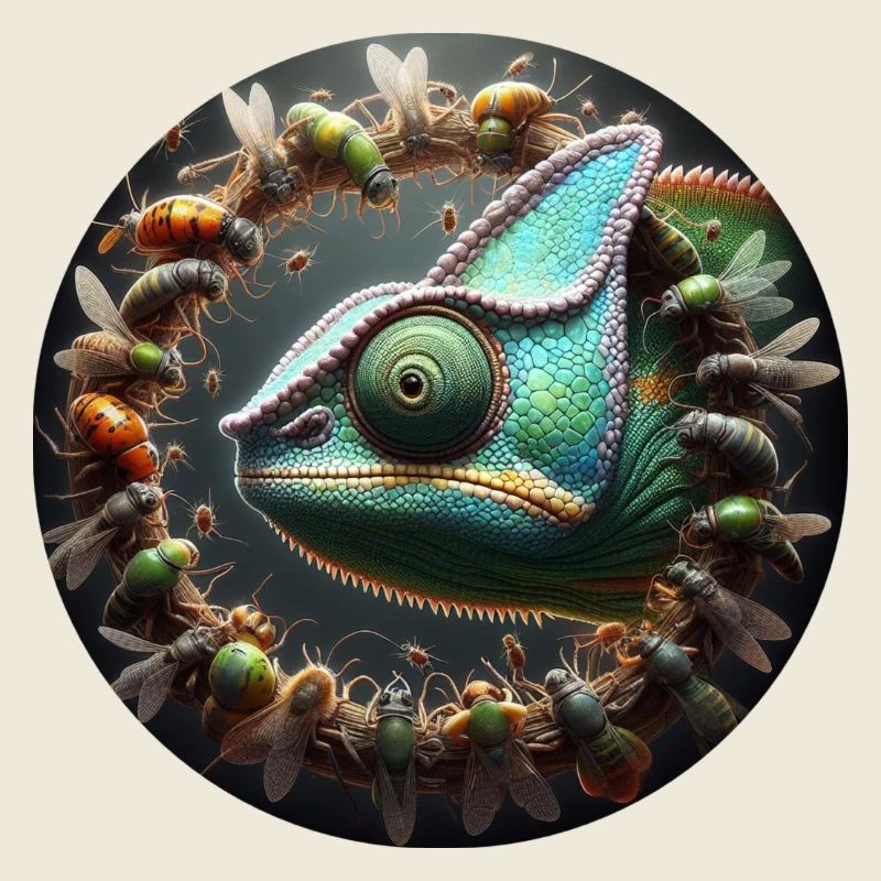 The Chameleon and the Insects