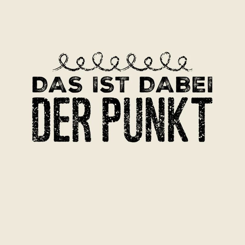 ich mache einen Punkt