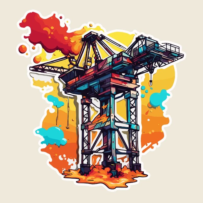 Kran / Baustelle / Seilwinde / Kransystem