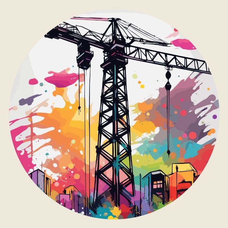 Grue / de chantier / treuil / système de grue