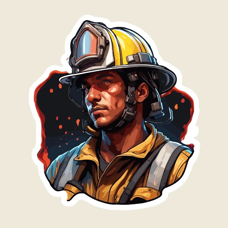 Pompier/Incendie/Incendie/Extinction/Héros
