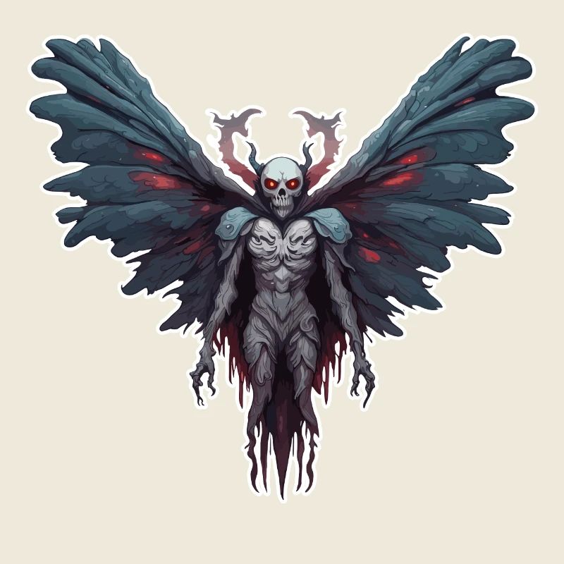 Mothman / Moth / Insect / Mythical Creature / Flutter