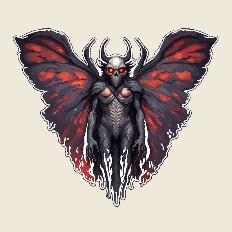 Mothman / Moth / Insect / Mythical Creature / Flutter