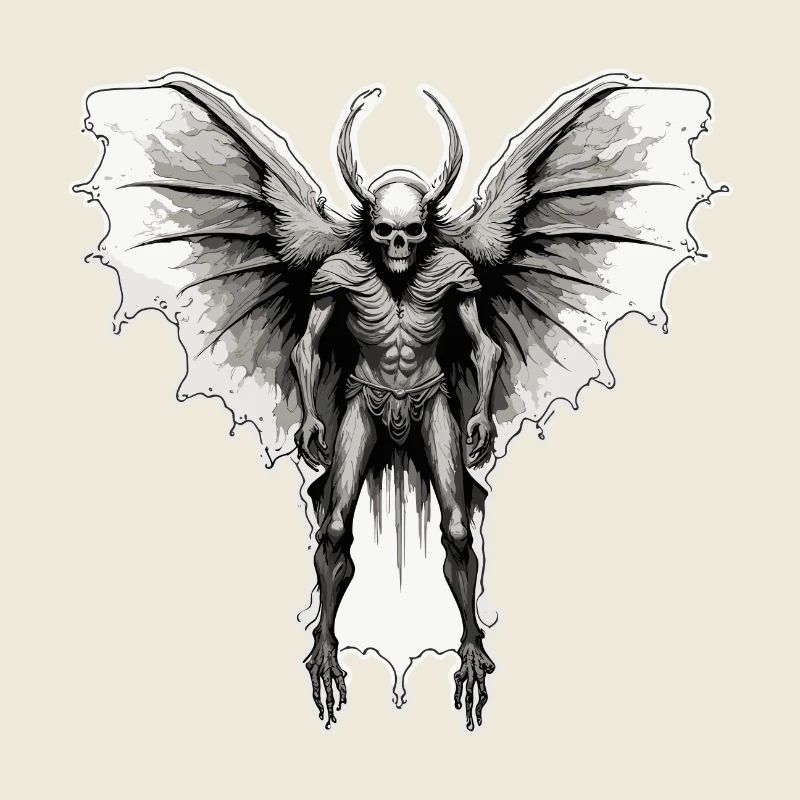Mothman / Moth / Insect / Mythical Creature / Flutter